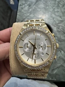 Wittnauer mens watch Diamond Dial - Picture 1 of 9