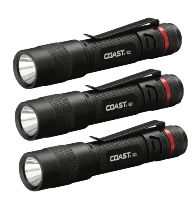 3 ~ Coast G22 100 lm Linterna LED Negra Aluminio Resistente a Impactos AAA 1 paquete Foto 1 de 2