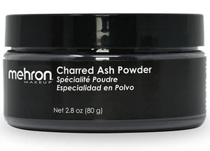 Polvo especial Mehron Charred Ash efectos de película producción maquillaje tierra fx - Imagen 1 de 13
