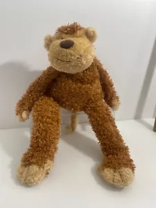 Jellycat 17" Junglie Marvin Brown Monkey Bunglie Soft Weighted Plush Stuffed - Picture 1 of 6