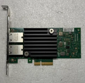Dell 4V7G2 Intel X550-T2 10GB Dual Port Ethernet Converged Network Adapter - Picture 1 of 8