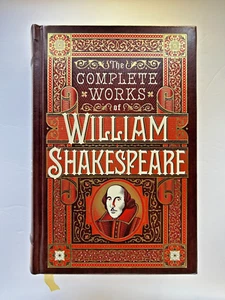 Complete Works of William Shakespeare Barnes & Noble Leather Bound 2015 - Picture 1 of 8