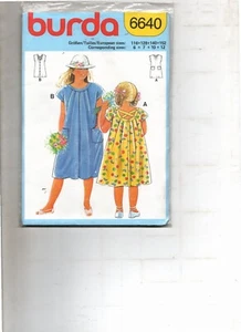 Burda 6640 dress  sewing pattern brand new vintage clothing making fashion  - Picture 1 of 1