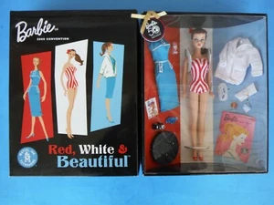 BARBIE RED WHITE & BEAUTIFUL GIFT SET L.E. 1,500 *SIGNED* BY BILL GREENING - Picture 1 of 15