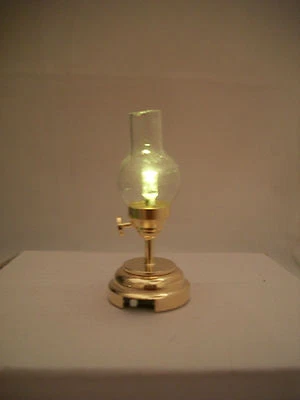 Luz LED Lámpara Huracán 2302 Batería Reemplazable Casa de Muñecas Escala 1/12 Miniatura Foto 1 de 2