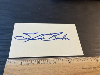 Tarjeta debut firmada 1960 Steve Barber Foto 1 de 2