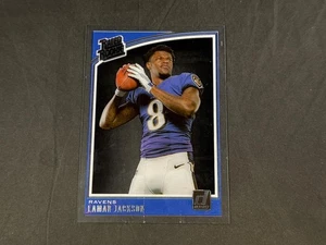 2022 PANINI CLEARLY DONRUSS LAMAR JACKSON #18-2 RETRO RATED ROOKIE '18 SP RAVENS - Picture 1 of 2