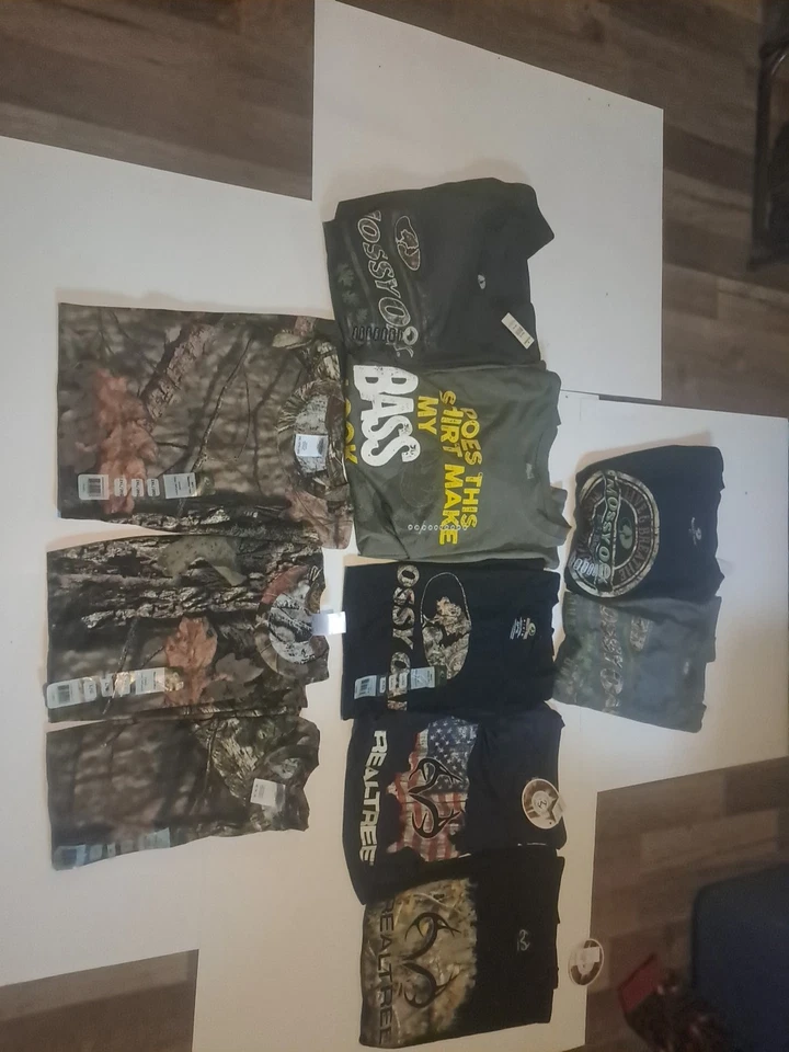 Mossy Oak/real Tree Mens 10pc Shirts,multisizes(brand New With Tags) Bundle C - Image 1 of 4