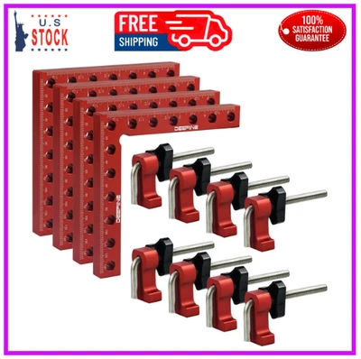 Abrazaderas de ángulo recto cuadrados de posicionamiento de 90 grados 5,5 x 5,5 Foto 1 de 4