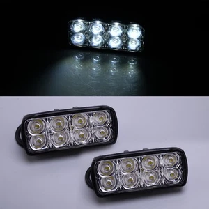 2x 8LED Spot Light Work Flood Lamp Headlight Offroad Universal JT - Picture 1 of 5