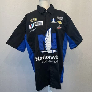 Earnhardt Jr #88 NASCAR landesweit besticktes Large Pit Crew geknöpftes Hemd - Bild 1 von 6