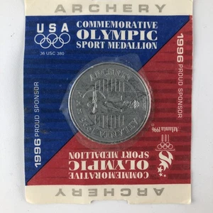 1996 Atlanta Olympics Gymnastics Commemorative Sport Medallion in Package USA - Picture 1 of 2