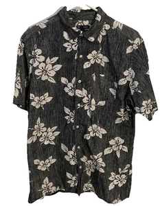 Camisa Hawaiana GAP Abotonada Hombres L Estampado Floral Cuello Resort Calce Clásico - Imagen 1 de 4