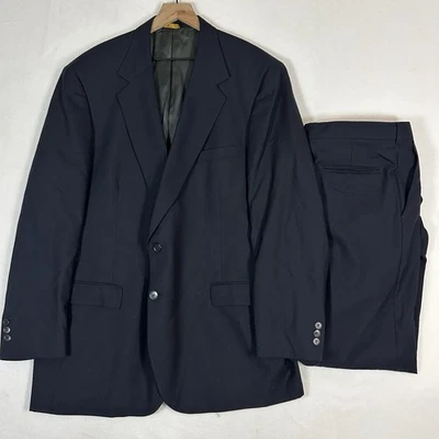 Lord & Taylor Racquet Club Hombre Traje 40R Azul Marino Lana Blazer Chaqueta 39x29 Foto 1 de 4