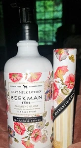 Mackenzie Childs Beekman 1802 Morning Glory Handlotion 12,5oz & 0,67oz. Spray - Bild 1 von 8