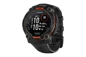 Garmin Instinct 3 Solar Smart Sports Watch (Black with Black Band, 45mm), GPS & - Picture 1 of 8