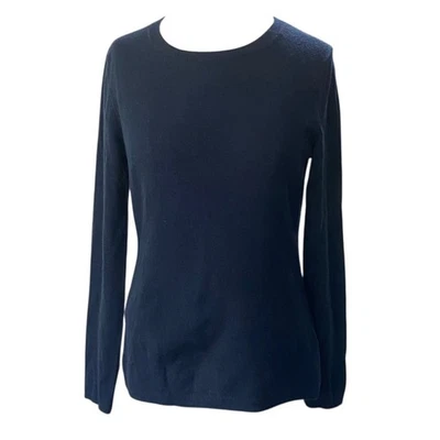 Lands' End Women's Navy blue Crew Neck Sweater size XS Extra Small cashmere - Image 1 of 4