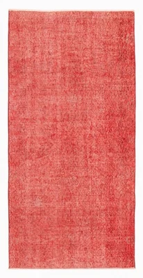 Traditional Vintage Hand-Knotted Oriental Carpet 2'10" x 5'9" Wool Area Rug - Image 1 of 4