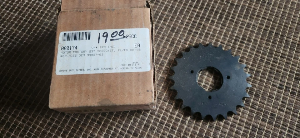 Piñón Motor Factory 23T HD# 33337-83 apto para 1980/85 FL/FX Foto 1 de 3