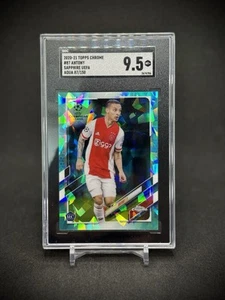 Antony 2020 Topps Chrome Sapphire Aqua Rookie Refractor /150 SP SGC 9.5 - Picture 1 of 3