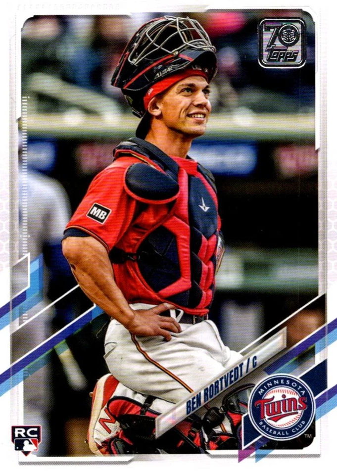 2021 Topps Ben Rortvedt Rookie Minnesota Twins #US180 - Image 1 of 2
