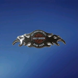 Nueva York Harley Davidson 2011 3" pulgadas letreros magnéticos de nevera - Imagen 1 de 2