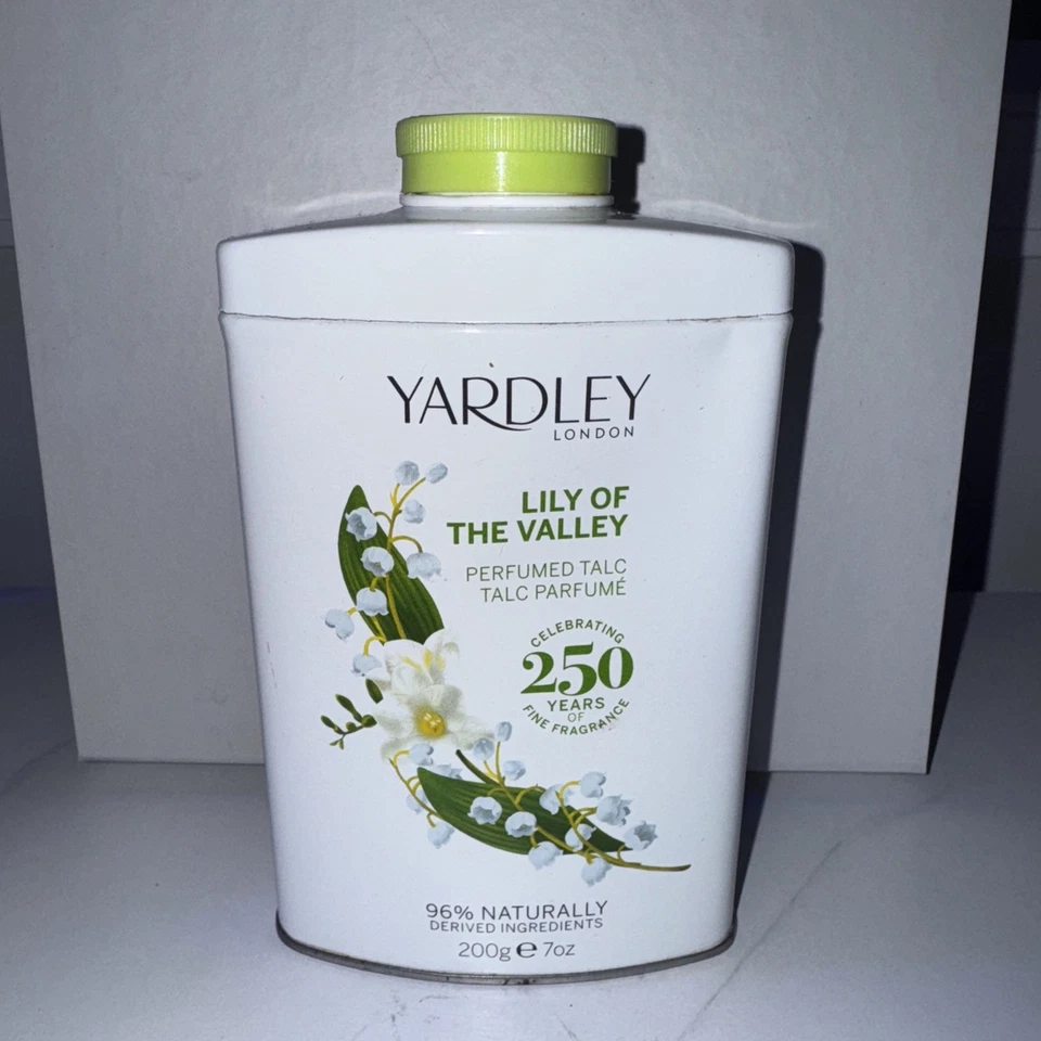 Yardley Lily of the Valley Perfumed Talc 7 Oz/ 200G UK New - Image 1 of 2
