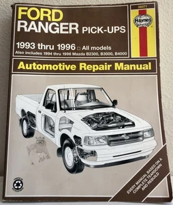 Haynes Automotive Repair Manual Ford Ranger Pick-ups 1993-1996 All Models - Bild 1 von 1