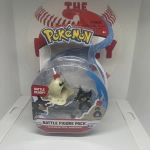 Paquete de figuras de batalla 2018 Jazwares Nintendo Pokemon Alolan Rattata y Sandygast - Imagen 1 de 7