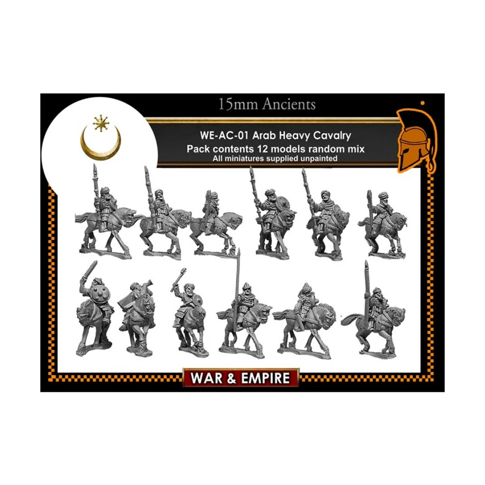 Forjado en Batalla Guerra e Imperio Mini Árabe 15mm Caballería Pesada - Árabe Nuevo Foto 1 de 1