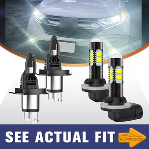 For Hyundai Accent 2000-2017 LED Headlights Hi/Lo Beam Fog Light Combo Kits - Picture 1 of 21