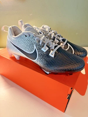 Nike DA5455-003 Men's Sz 10 Silver/Black Vapor Edge Speed 360 2 Football Cleats - Image 1 of 4