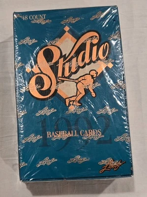 Tarjetas de béisbol Leaf Studio 1992 - 48 paquetes - caja sellada de fábrica Foto 1 de 4