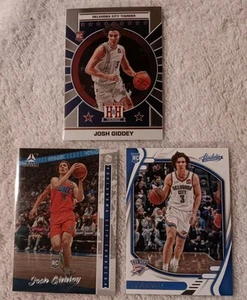 Panini Chronicles Hometown Heroes Optic Josh Giddey (RC) 3 Cards Lot NBA - Picture 1 of 5