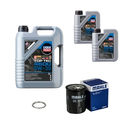 Mahle Filtre à Huile Liqui Moly Top Tec 4600 5W-30 7 L pour Subaru Impreza Coupé - Photo 1/4