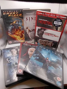 8 HORROR DVD Bundle Hostel Devil Dracula Halloween Scary Films Joblot - Imagen 1 de 14