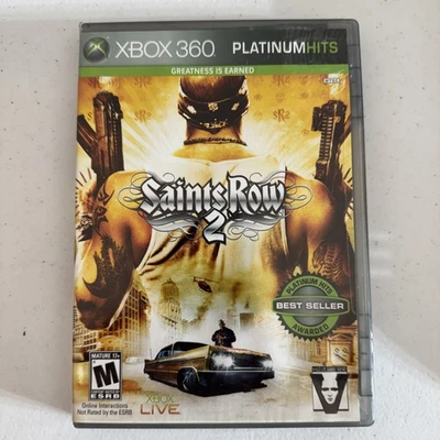 Saints Row 2 Microsoft Xbox 360 2008 Complete In Box with Manual Tested Works VG - Image 1 of 4