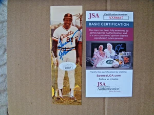 Frank Robinson signed vintage cut small photo autograph auto JSA cert baseball - Picture 1 of 1