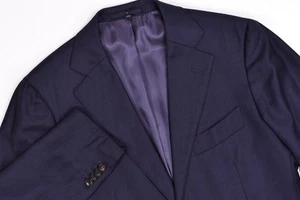 Giacca blazer Suitsupply E.Thomas Super 150's lana birdseye blu navy 38 R - Foto 1 di 14