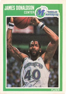 1989-90 Fleer #34 James Donaldson - Image 1 of 2
