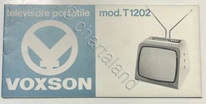 Voxson Televisore portatile Mod. T1202 - Istruzioni - anni '70 - Picture 1 of 1