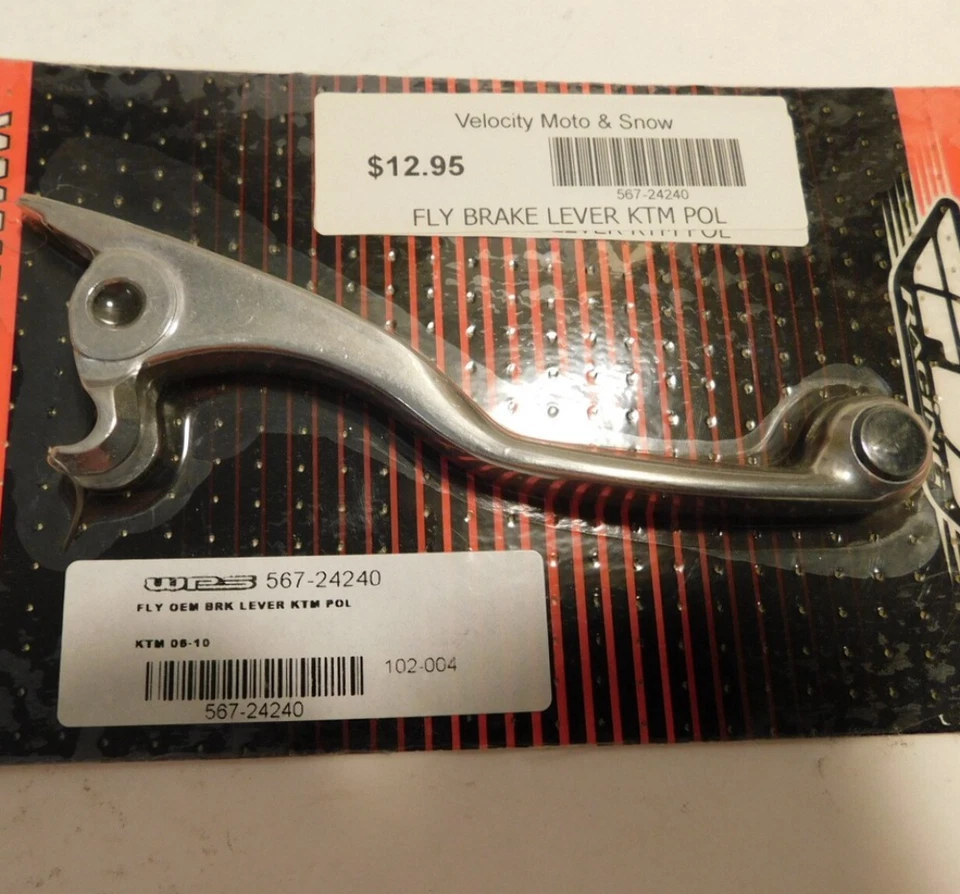 Palanca de freno delantera pulida Fly Racing KTM 125 144 150 200 567-24240 Foto 1 de 4