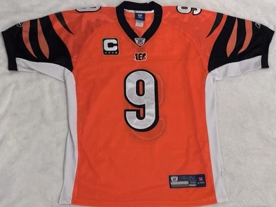 Camiseta Cincinnati Bengals Palmer Carson Naranja Reebok NFL Hombres 48 Mediana Cosida Foto 1 de 4