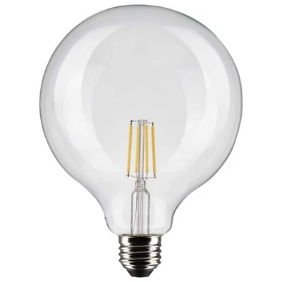 Satco 6w G40 Globe Filament LED 3000K Medium Base Dimmable - 60w equiv - Image 1 of 3