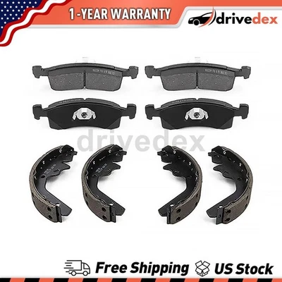 Pastillas de freno y zapatas semimetálicas delanteras traseras para Dodge 400 2,2 L 2,6 L_DV Foto 1 de 4