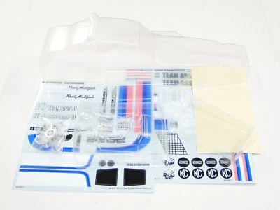 NEW ASSOCIATED RC10 RC10CC CLASSIC CLEAR EDITION Body Clear Set +Wing Driver AF6 - Image 1 of 3