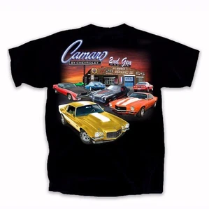 Chevy Chevrolet Camaro Garage 2nd Generation Short Sleeve T-Shirt NEW Fast Ship - Picture 1 of 9