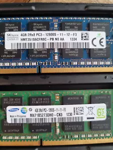 8GB 2x4GB DDR3L 1600MHz Laptop RAM PC3L 12800 1Rx8 Memory 204Pin SODIMM lenovo x - Picture 1 of 2