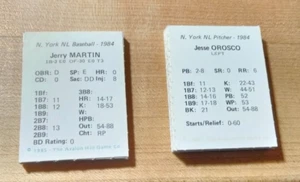 New York Mets 1984 ORIGINAL Statis Pro Baseball Team Set - Picture 1 of 2