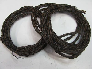 KIMBER KABLE 4PR SPEAKER WIRE, BROWN/ BLACK , PAIR ( 9'/ 13') "A" - Picture 1 of 2